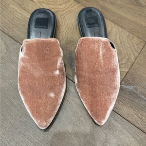 Dolce Vita Velvet Mules size 8